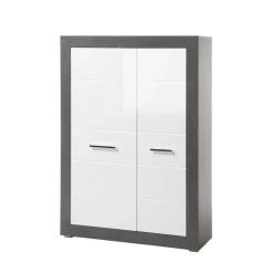 Online Wohnen 250cm breite TV Wohnwand modern - Istensa I (dreiteilig)