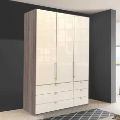 New Wohnen 150cm breiter Kleiderschrank mit sechs Schubladen - Membres