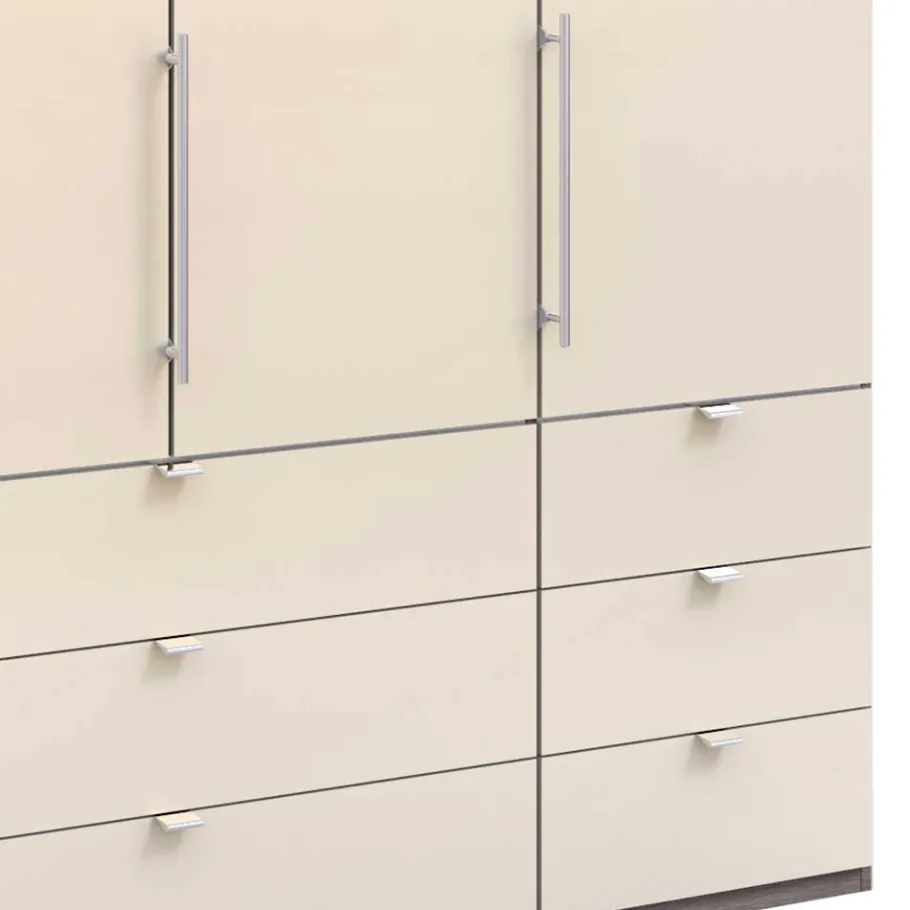 New Wohnen 150cm breiter Kleiderschrank mit sechs Schubladen - Membres