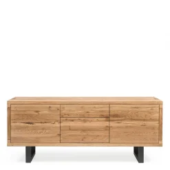 New Wohnen 180cm Eiche Sideboard mit U-Gestell - Ventida