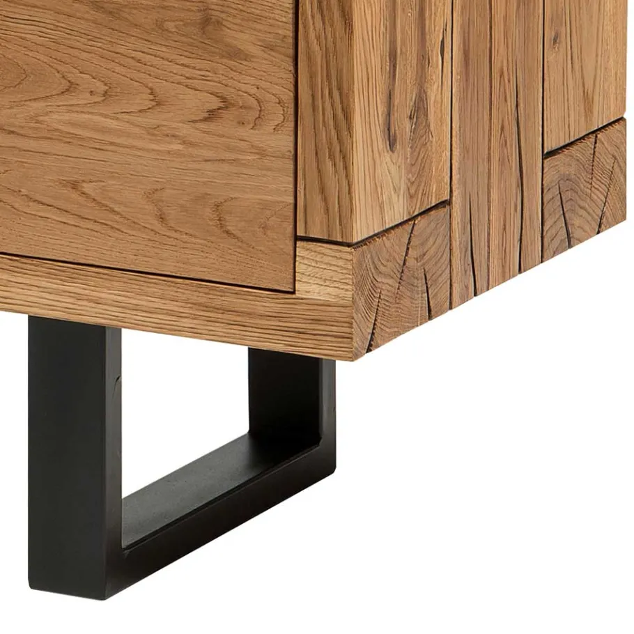 New Wohnen 180cm Eiche Sideboard mit U-Gestell - Ventida