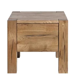 Sale Wohnen 37cm hohe Nachtkommode aus Eiche Massivholz - Brave