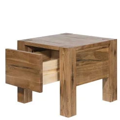 Sale Wohnen 37cm hohe Nachtkommode aus Eiche Massivholz - Brave