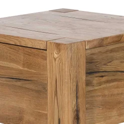 Sale Wohnen 37cm hohe Nachtkommode aus Eiche Massivholz - Brave