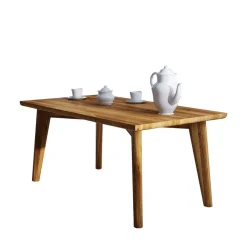 Sale Wohnen 48cm hoher Holz Couchtisch aus Wildeiche - Eavy