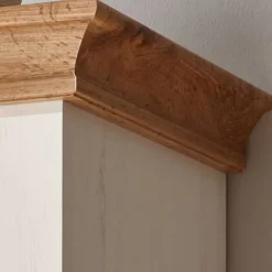 Outlet Wohnen 356cm Landhaus Wohnwand Set - Diatara (dreiteilig)