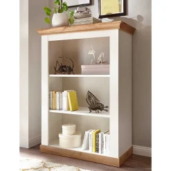 Outlet Wohnen 356cm Landhaus Wohnwand Set - Diatara (dreiteilig)