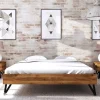 Sale Wohnen 220cm langes Bett ohne Kopfteil - Mandirov