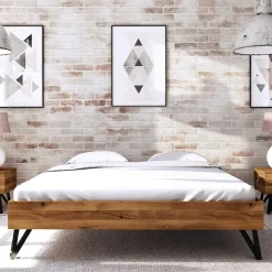 Sale Wohnen 220cm langes Bett ohne Kopfteil - Mandirov