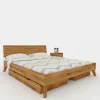 Clearance Wohnen 210cm langes Stauraumbett aus Wildeiche - Eavy