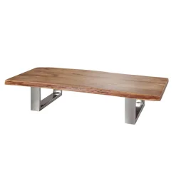 Best Wohnen 25cm niedriger Sofatisch mit Baumkante - Medesso