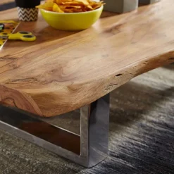 Best Wohnen 25cm niedriger Sofatisch mit Baumkante - Medesso
