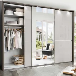 Sale Wohnen 250cm Schlafzimmer Schrank 3-türig - Bassi