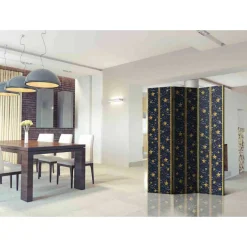 Best Wohnen 135cm Sichtschutz aus 3 Leinwand-Flügeln - Cady