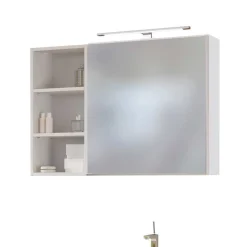 Sale Wohnen 90cm Waschbecken Möbel Set in Weiß - Enwicos (dreiteilig)