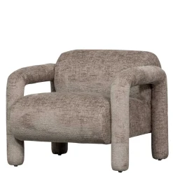 Online Wohnen Cooler Designer Sessel in Beige Samt - Sestron