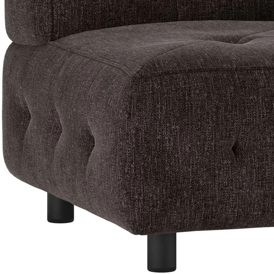 Best Wohnen Couch-Eckmodul in Graubraun & Schwarz - Sundini