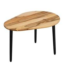 New Wohnen Couchtisch aus Massivholz Nussbaum - Continento