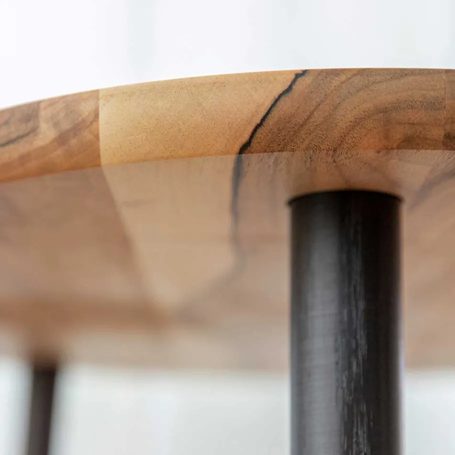 New Wohnen Couchtisch aus Massivholz Nussbaum - Continento
