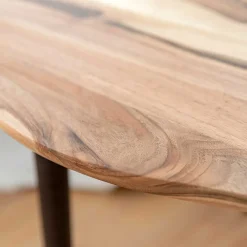 New Wohnen Couchtisch aus Massivholz Nussbaum - Continento