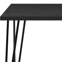 Wohnen Couchtisch in Eiche Optik Schwarz - Lancey