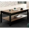 Best Wohnen Couchtisch mit Ablage in Wildeiche Holzoptik - Zavorra