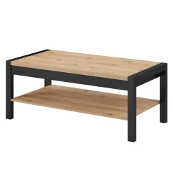 Best Wohnen Couchtisch mit Ablage in Wildeiche Holzoptik - Zavorra