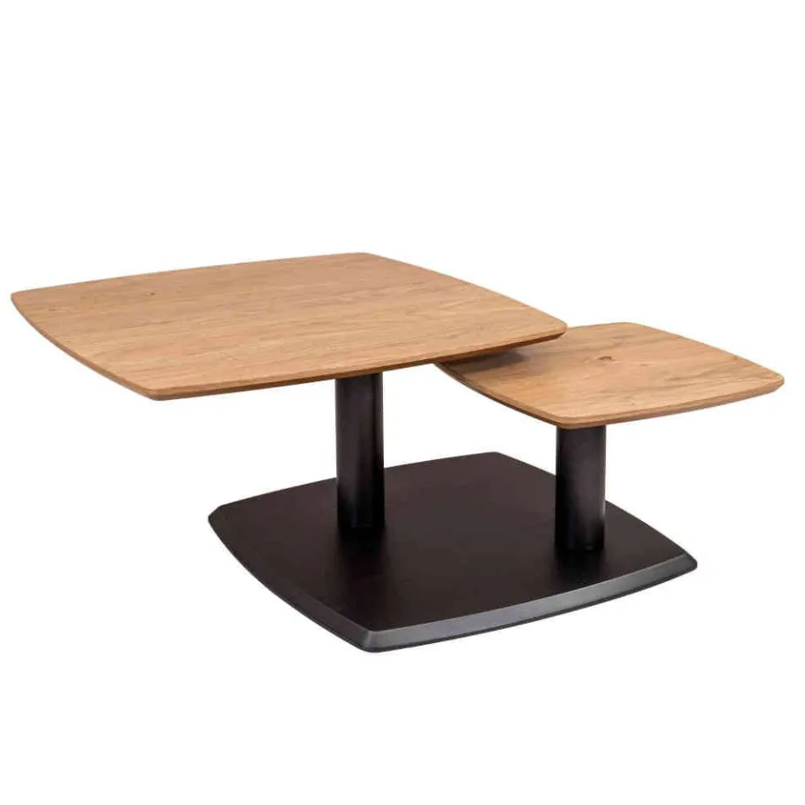 Discount Wohnen Couchtisch mit zwei Platten verdrehbar - Mesues