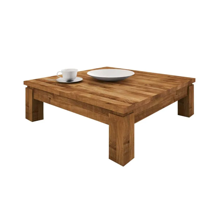 Wohnen Couchtisch Nadalia aus Wildeiche Massivholz