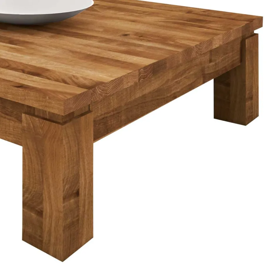 Wohnen Couchtisch Nadalia aus Wildeiche Massivholz