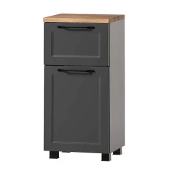 Hot Wohnen Country Chic Waschplatz und Unterschrank Set - Novelya (dreiteilig)