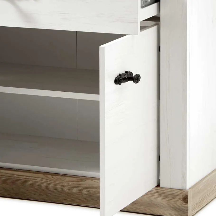 Discount Wohnen Country Flurmöbel Kombi Set - Nedita (fünfteilig)