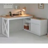 Hot Wohnen Country Style Schreibtisch mit Seitenregal - Ristina