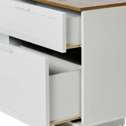 Hot Wohnen Country Style Schreibtisch mit Seitenregal - Ristina