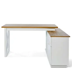 Hot Wohnen Country Style Schreibtisch mit Seitenregal - Ristina