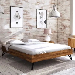 Clearance Wohnen Dachzimmer Holzbett mit 190cm Länge - Mandirov