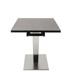 Discount Wohnen Design Ausziehtisch aus Glas und Keramik - Lagorene