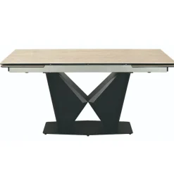 Clearance Wohnen Design Ausziehtisch mit X-Säulengestell - Katell