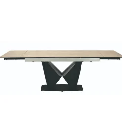 Clearance Wohnen Design Ausziehtisch mit X-Säulengestell - Katell