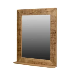 Outlet Wohnen Design Badmöbel aus Massivholz - Indri (vierteilig)