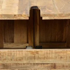 Outlet Wohnen Design Badmöbel aus Massivholz - Indri (vierteilig)