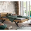 Online Wohnen Design Balkenbett aus Fichte rustikal - Rucia