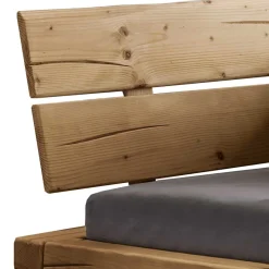 Online Wohnen Design Balkenbett aus Fichte rustikal - Rucia