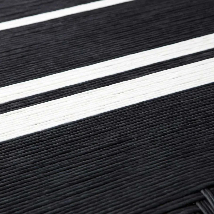 Best Wohnen Design Bank in Schwarz mit Weiß - Giuseppa