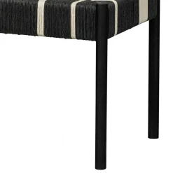 Best Wohnen Design Bank in Schwarz mit Weiß - Giuseppa