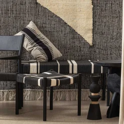 Best Wohnen Design Bank in Schwarz mit Weiß - Giuseppa