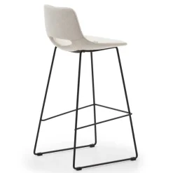 Sale Wohnen Design Barstühle in Beige & Schwarz - Heats (2er Set)