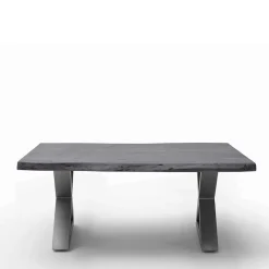 Best Wohnen Design Baumkanten-Couchtisch in Grau - Siestago