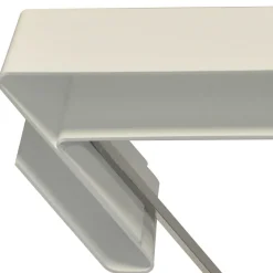Clearance Wohnen Design Beistelltisch aus Acryl in Weiß - Johnny