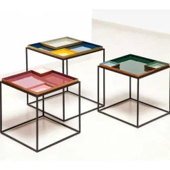 New Wohnen Design Beistelltisch mit 2 Einsätzen - Zalio